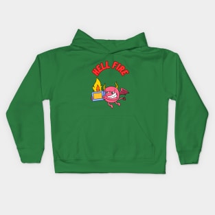 hell fire Kids Hoodie